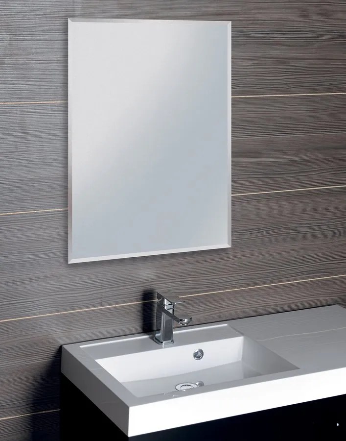 Aqualine Aqualine, Zrkadlo s fazetou 30x50cm, CU free, 22527