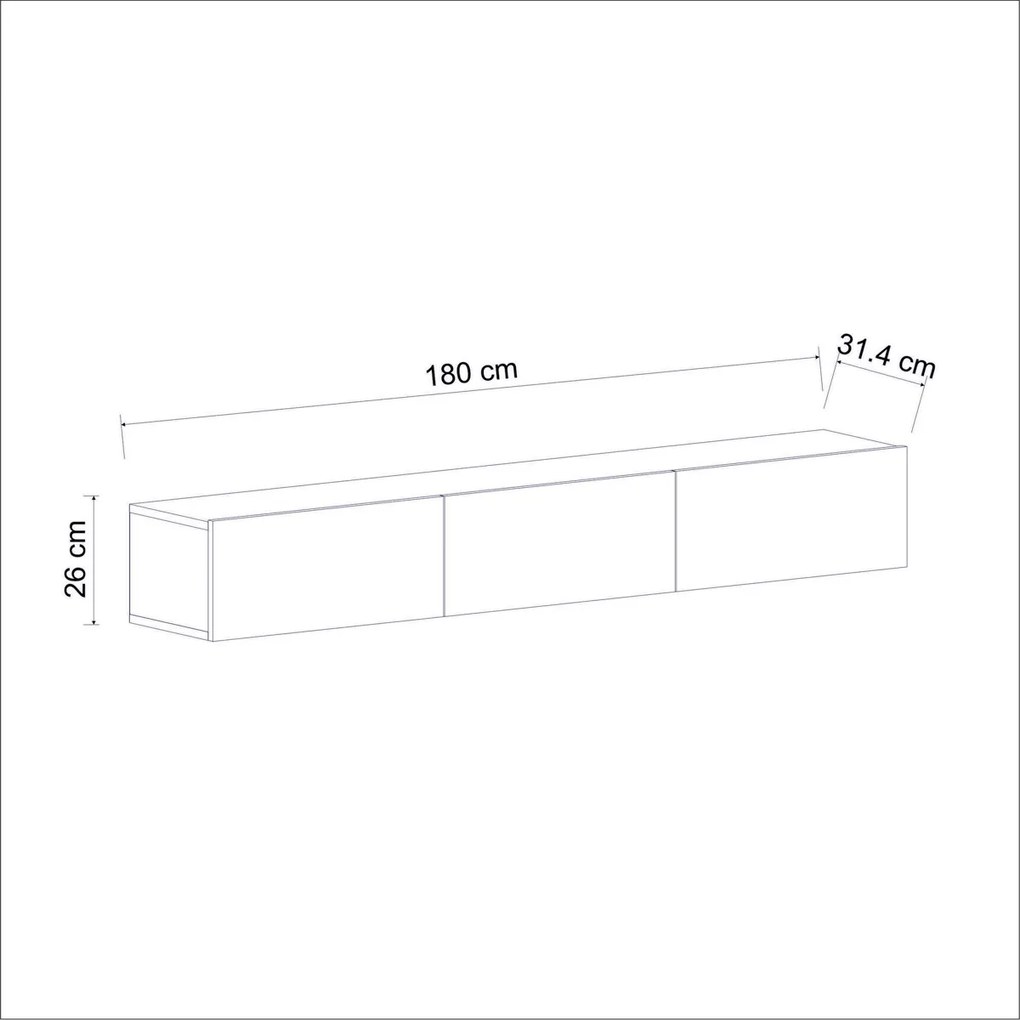 TV stolík Terra White