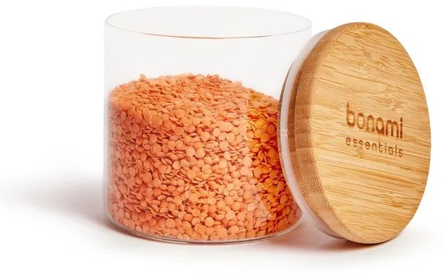 Sklenená dóza na sypké potraviny Mineral – Bonami Essentials