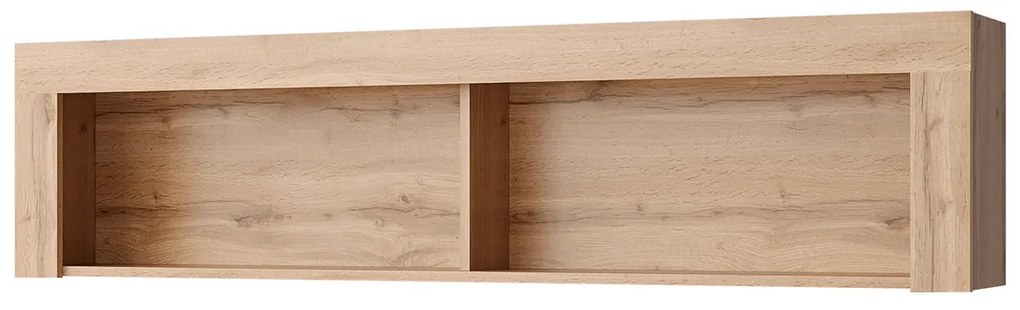 Závesná polica MORATIZ, dub Wotan