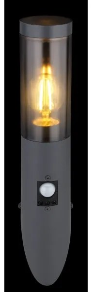 Globo 3157SAS- Vonkajšie nástenné svietidlo so senzorom BOSTON 1xE27/60W/230V IP44