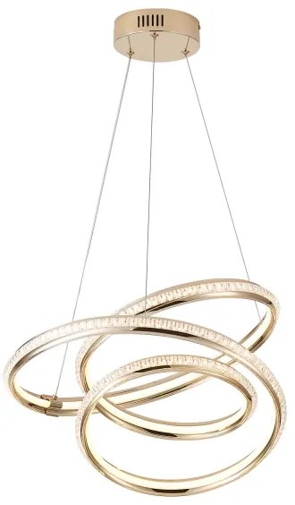 LED Luster na lanku LED/38W/230V 3000K 50x50 cm