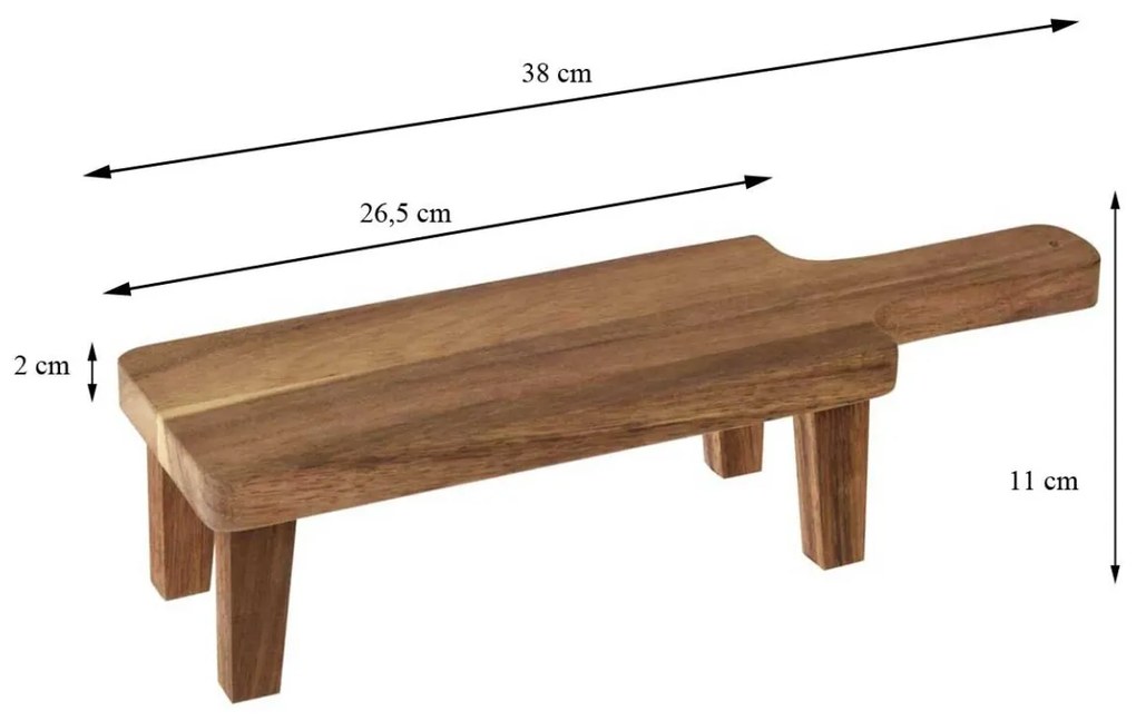 Kuchynská doska Prea 38 cm agát