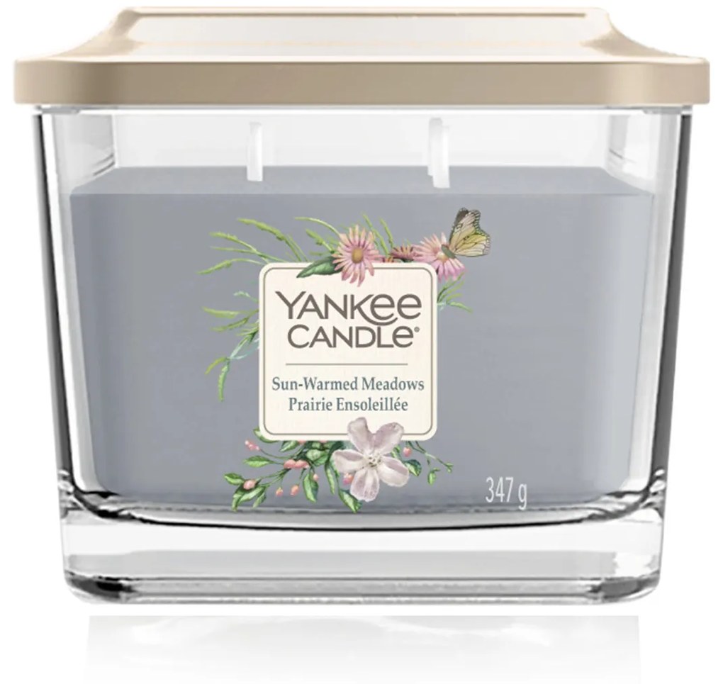 Yankee Candle vonná sviečka Elevation sun-warmed meadows hranatá stredná 3 knôty