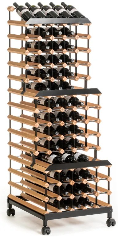 Stojan na víno Raxi Motion 90A (51,5 x 60 x 130 cm)