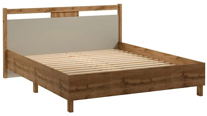 Posteľ Indygo L160 dub wotan-beige