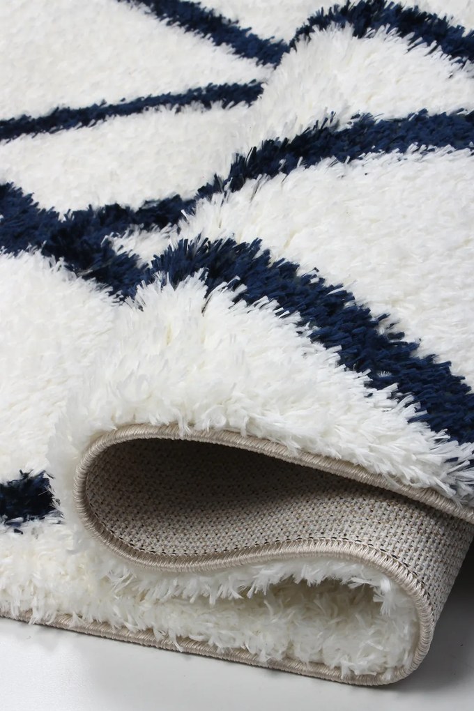 Koberec Boho 656 CREAM/NAVY BLUE rozmery koberec: 120x170 cm