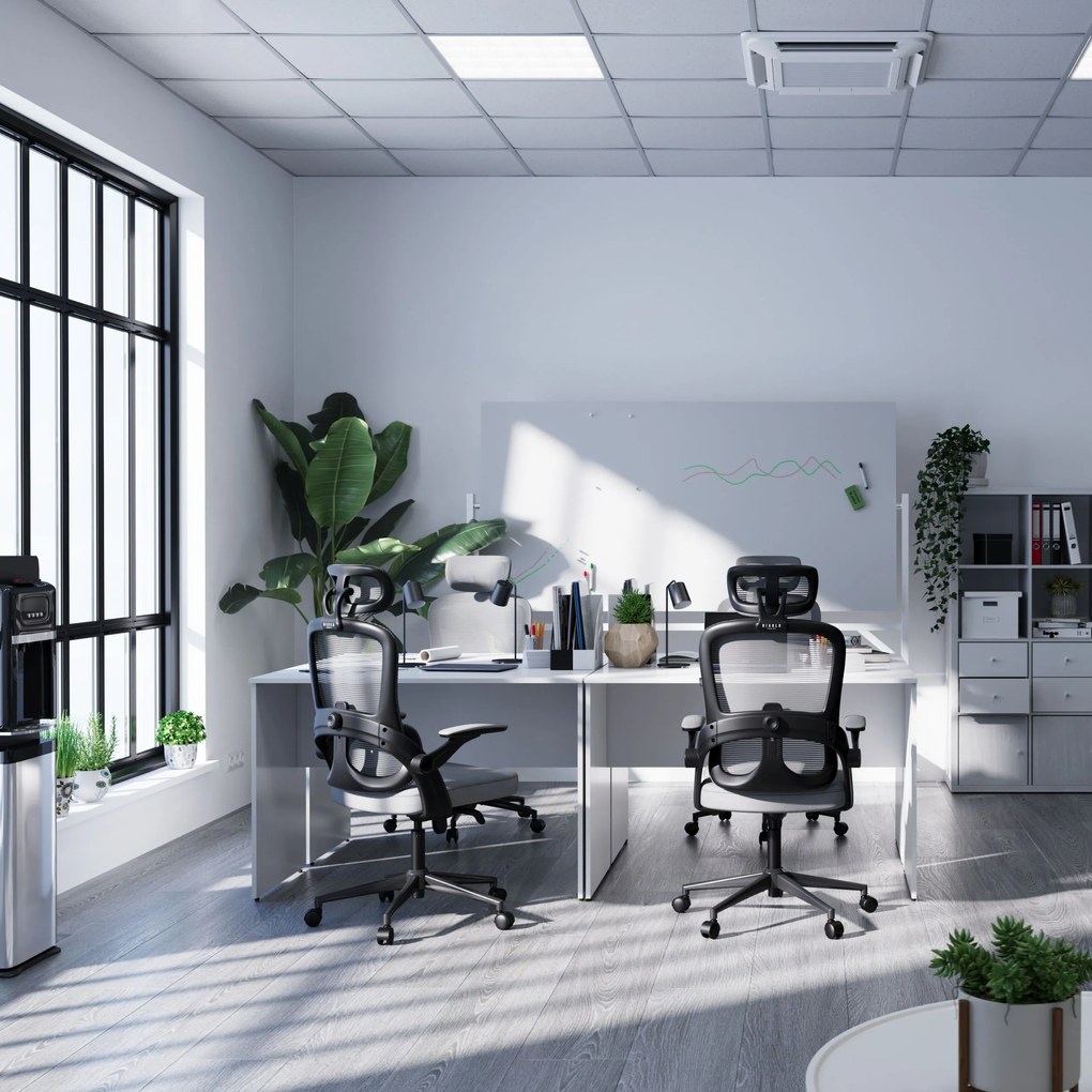 Ergonomická kancelárska stolička Diablo V-Light, sivá