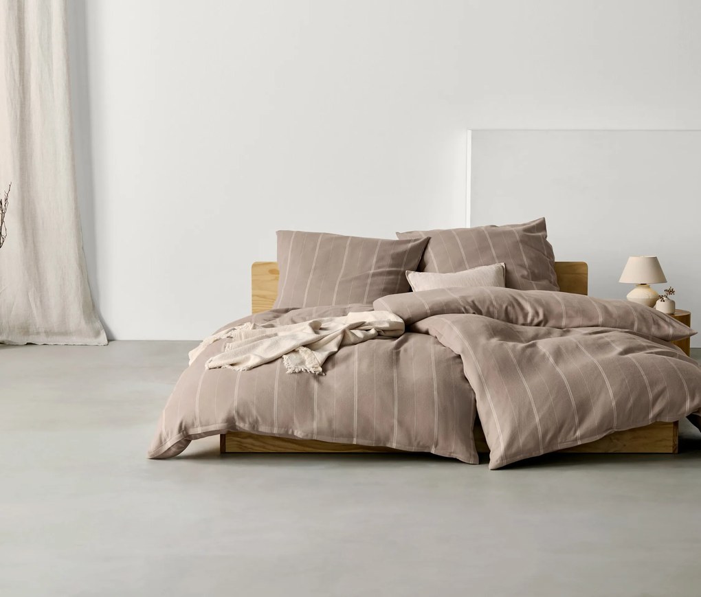 Napínacia plachta z česanej bavlny, dvojlôžko