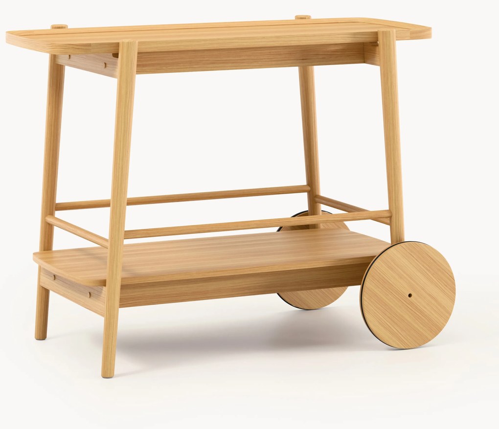 Drevený vozík na nápoje Libby