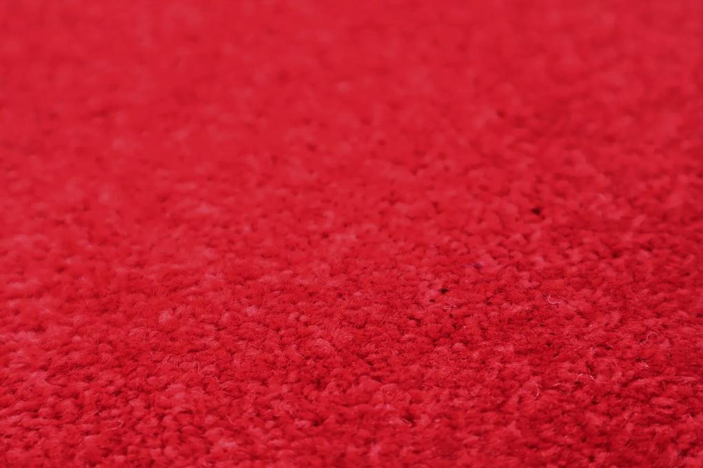 Vopi koberce Kusový koberec Eton červený kvet - 160x160 kvietok cm