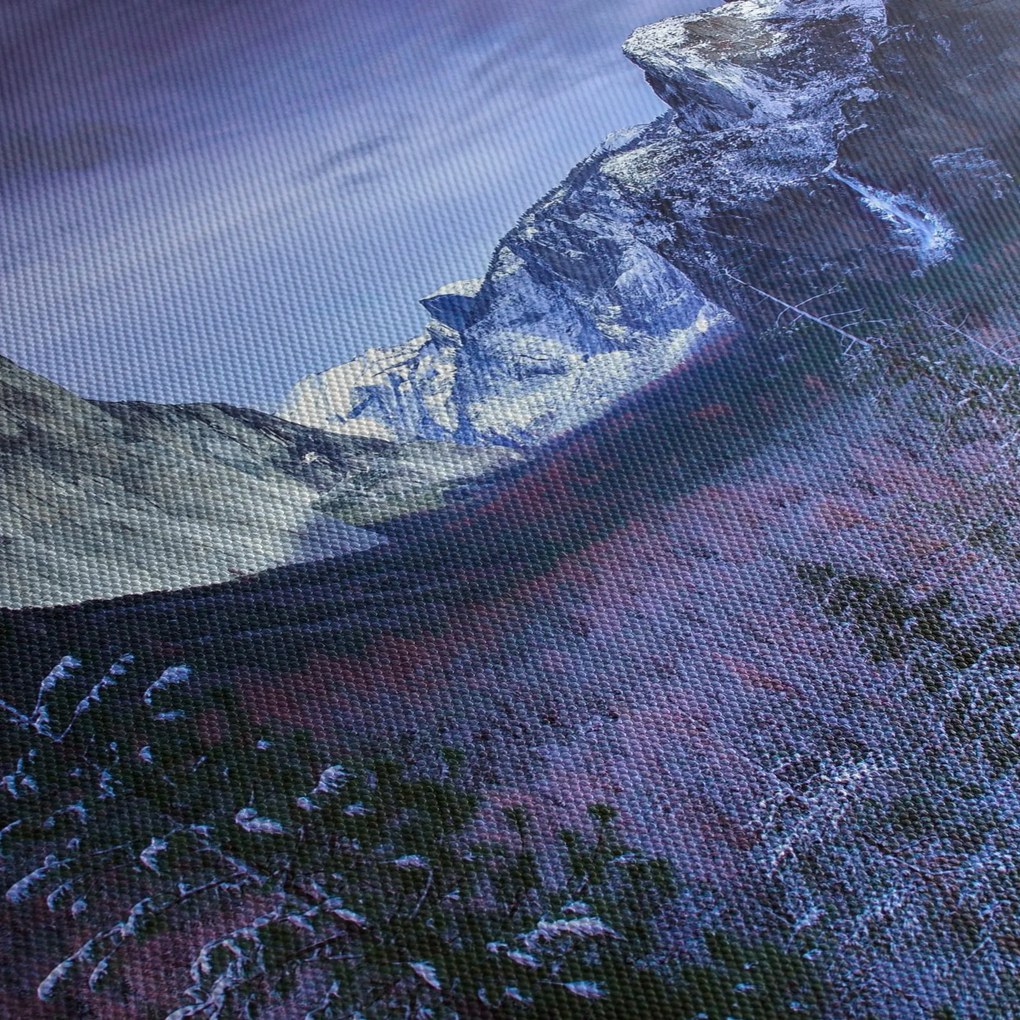 Obraz zimnej horskej krajiny (90x60 cm)