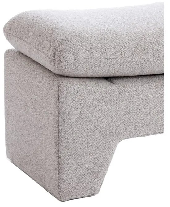 Svetlosivý taburet Dasha – Light &amp; Living