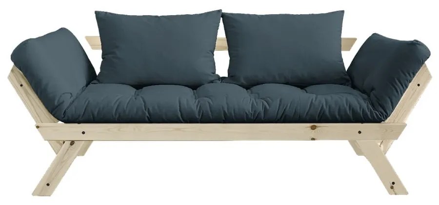 Rozkladacia pohovka s petrolejovomodrým poťahom Karup Design Bebop Natural/Petrol Blue