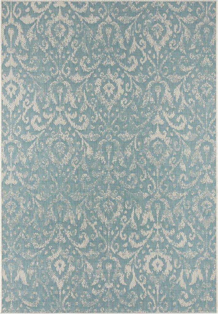 Bougari - Hanse Home koberce Kusový koberec Jaffa 103888 Turquoise/Taupe - 140x200 cm