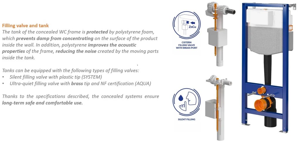 Cersanit Mille, System50 MECH podomietkový rám + závesná wc misa Mille Plus CleanOn + chrómové tlačidlo MOVI II, S701-752