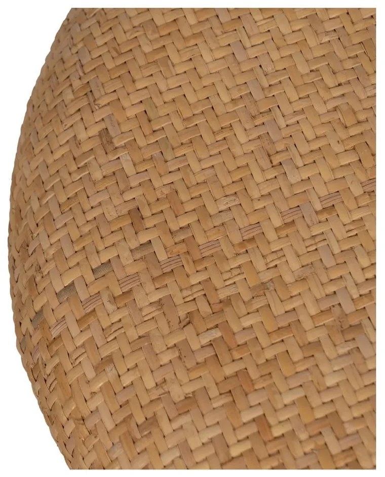 Pletený taburet v prírodnej farbe Rattan – Ixia