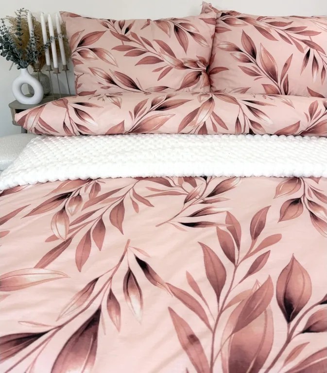 INTERMEDIC SK Soft Pink– bavlnené obliečky 140x200/70x90 cm, 100% bavlna, zips