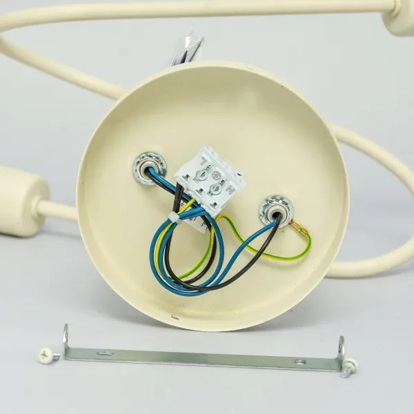 Prisadený luster OXFORD 2xE27/15W/230V krémový