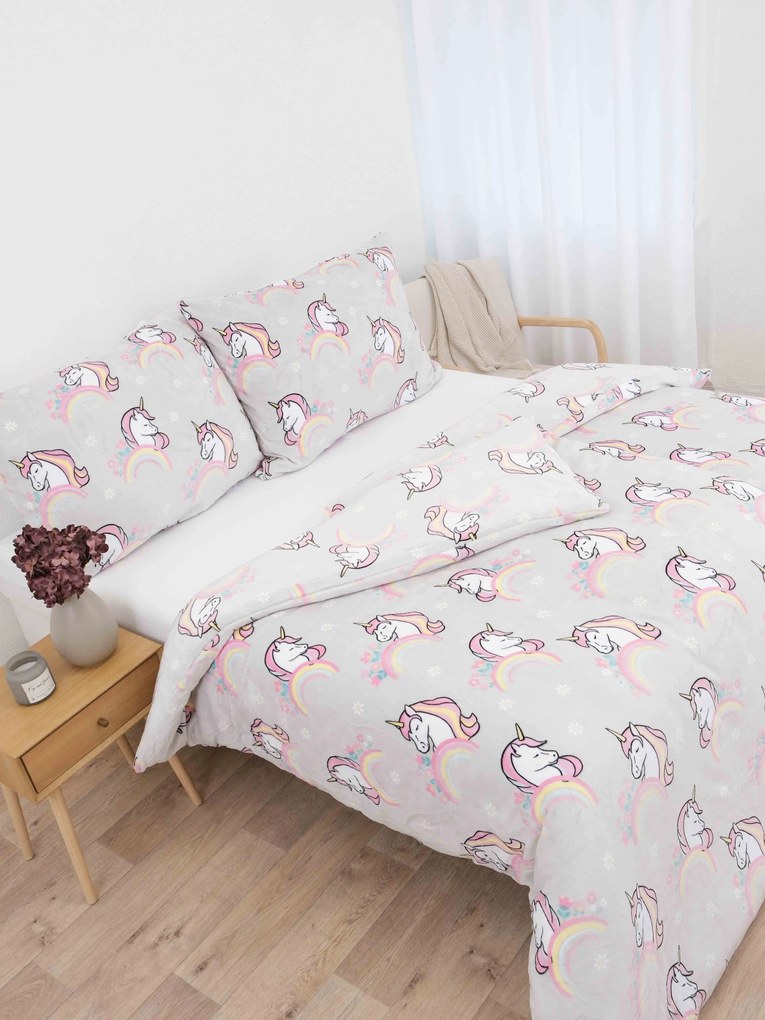 Obliečky mikroplyš Exclusive – Jednorožec