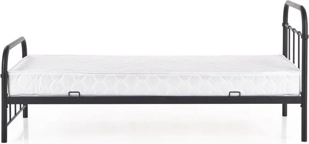 Jednolôžková posteľ 90 cm Lashell 90 (bez matraca) (čierna). Vlastná spoľahlivá doprava až k Vám domov. 1039454