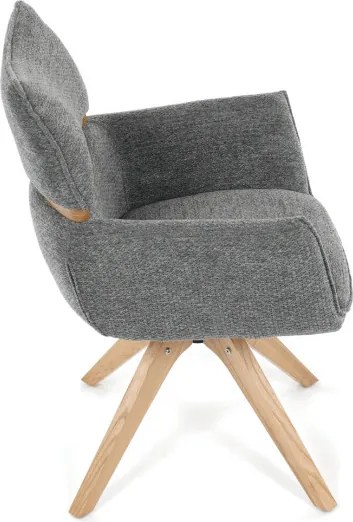 Jedálenská stolička sivá DCH-D1348 GREY2