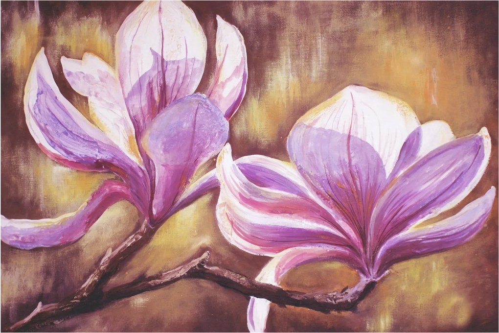 Obraz - Kvety magnólie (90x60 cm)