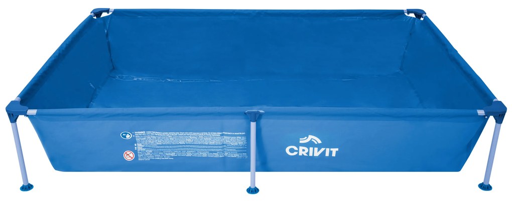 Crivit Bazén Metal-Frame, 228 x 159 x 42 cm  (100347608)