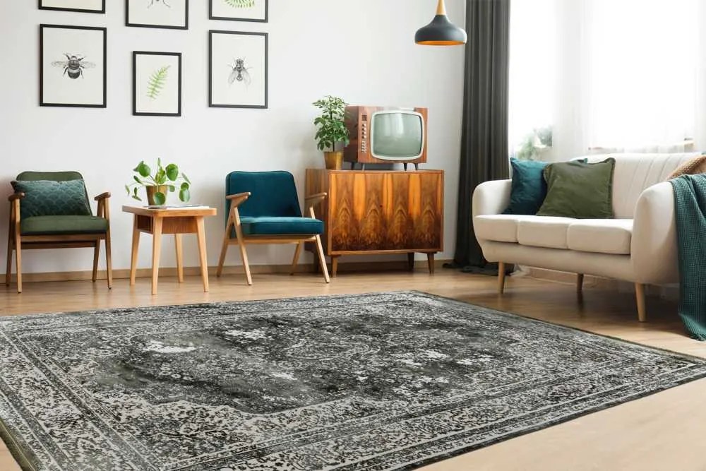 Lalee Kusový koberec Elysee 902 Green Rozmer koberca: 120 x 170 cm