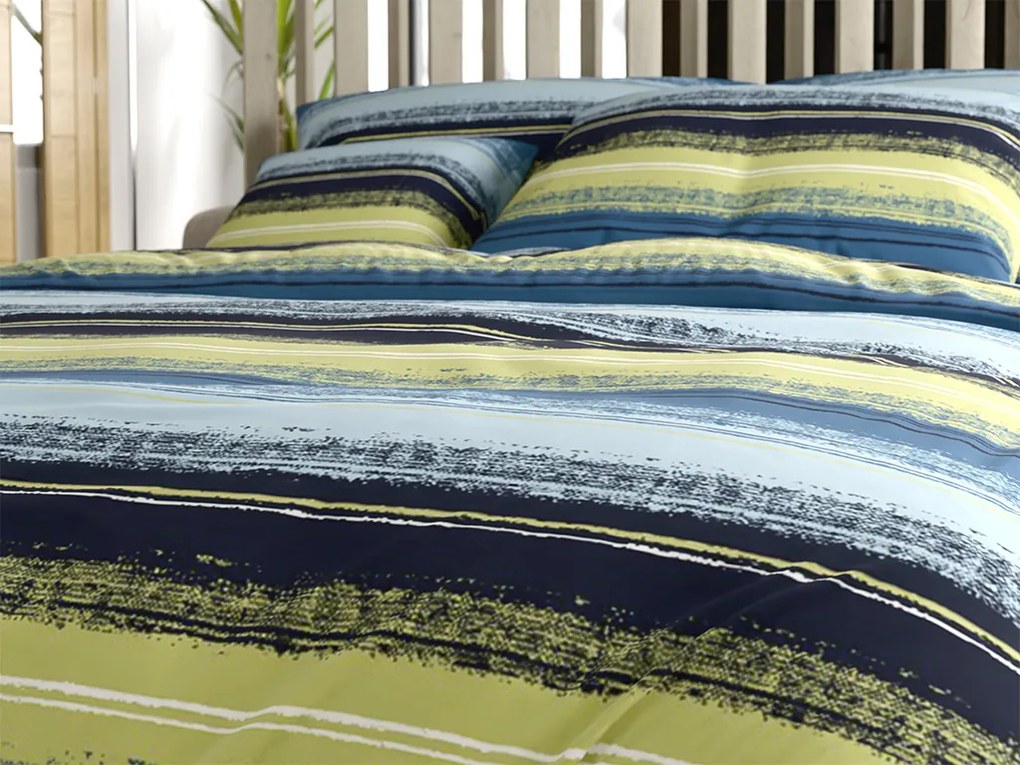 Obliečky z mikrovlákna BLUE STRIPES modré Rozmer obliečky: 70 x 90 cm | 140 x 220 cm