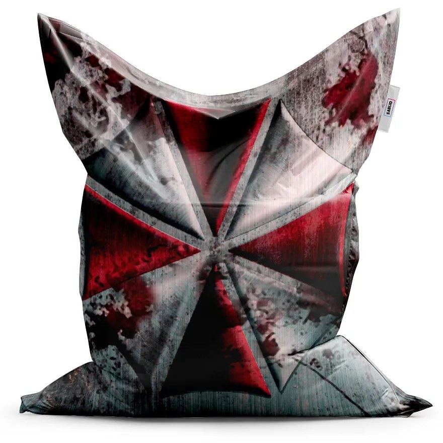 Sablio Sedací vak Resident Evil Umbrella Corporation Steel - 150x100 cm