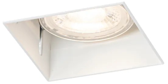 Sada 6 vstavaných bodových svetiel bielych GU10 50 mm bez rámu - Oneon