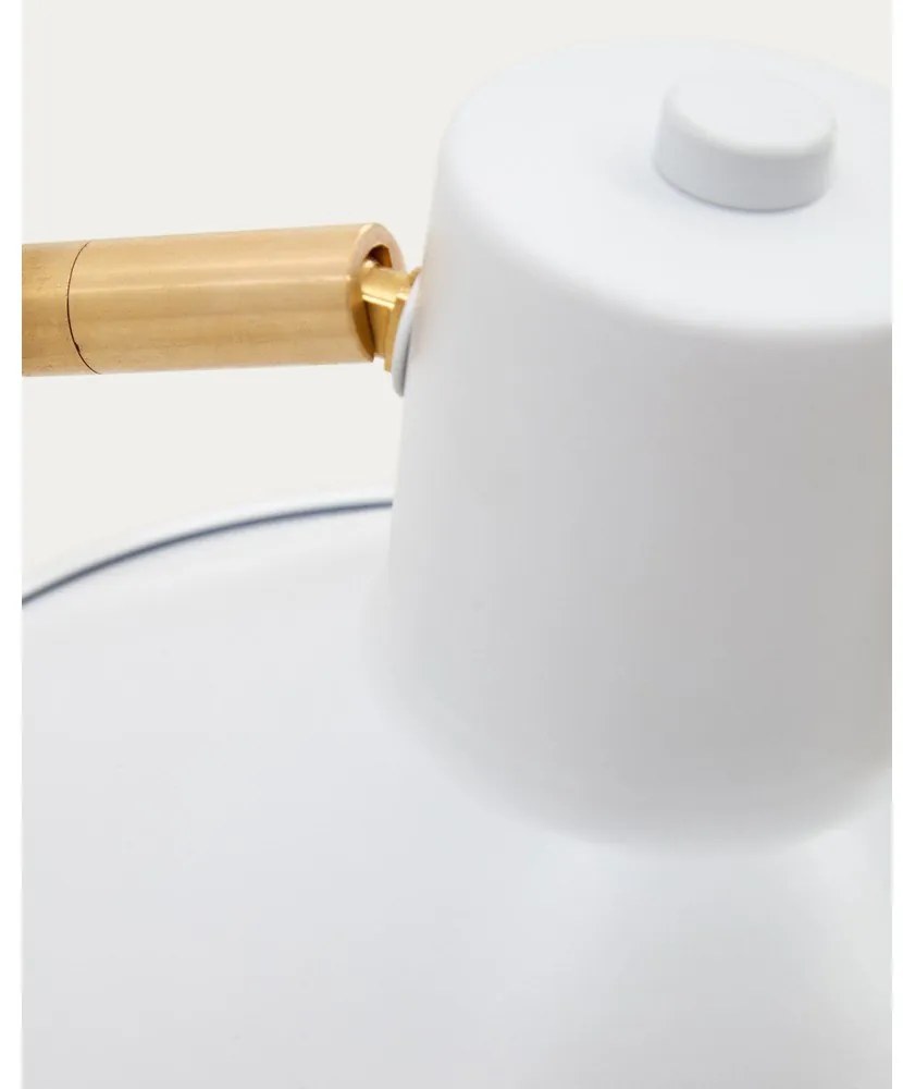 Biele nástenné svietidlo ø 20 cm Aria – Kave Home