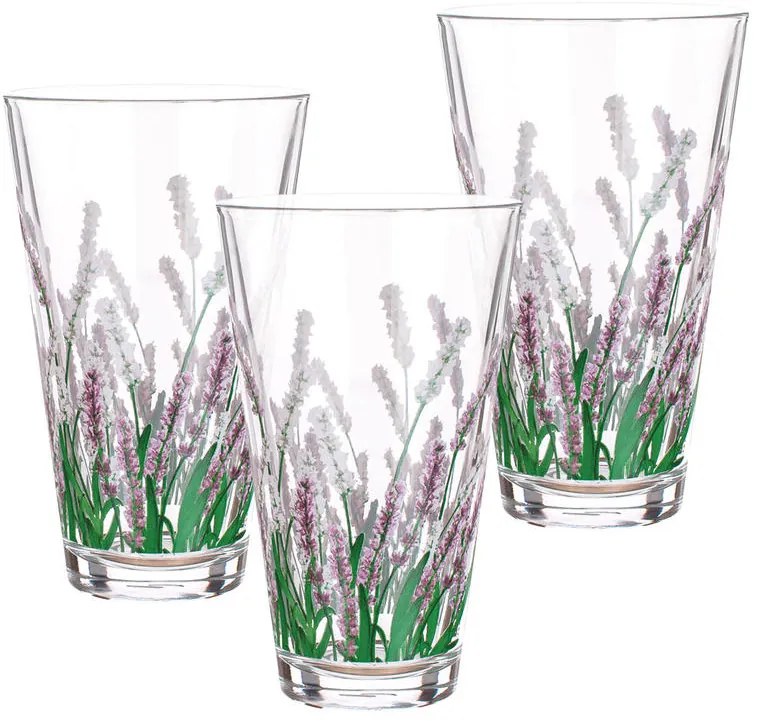 Sada pohárov LAVENDER 340 ml 3 ks