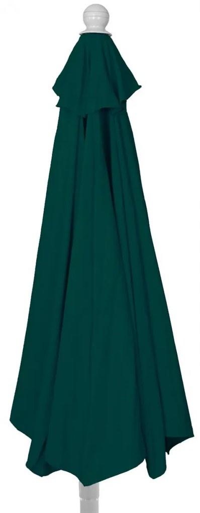 Slnečník polkruh Parla - polyester/hliník - 270cm zelená so stojanom