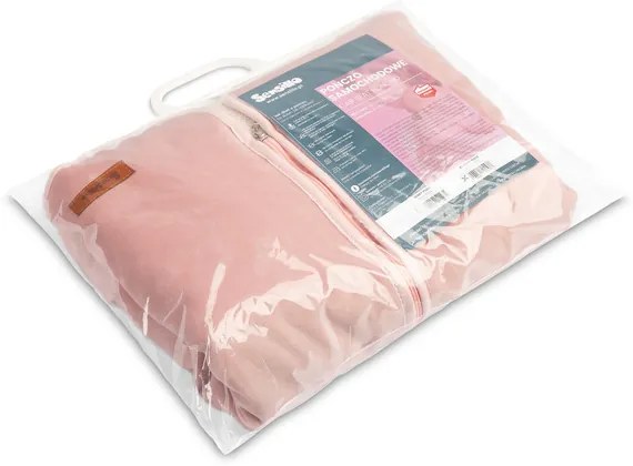 SENSILLO Pončo do autosedačky PINK PLUSH