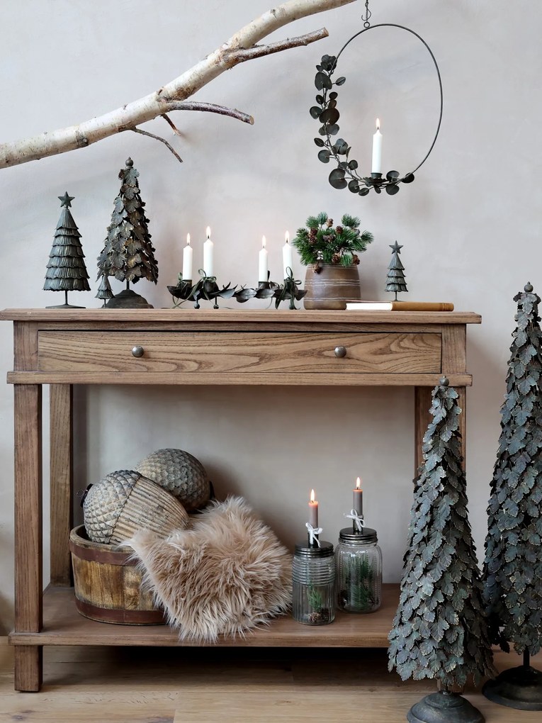 Veľká ozdoba s patinou sklenená guľa Bauble antique - Ø 21cm