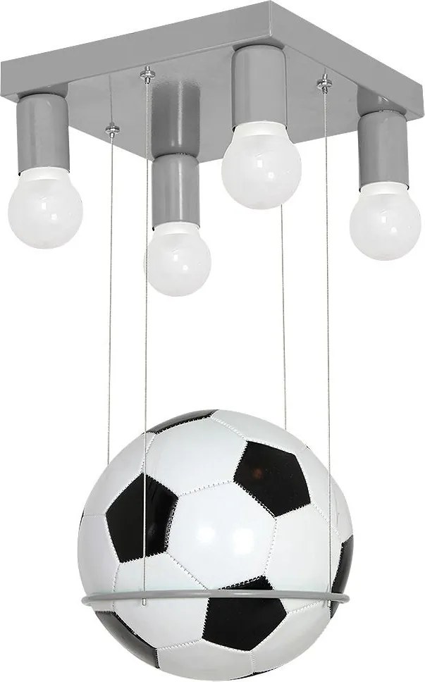 Milagro Detské stropné svietidlo FOOTBALL 4xE27/60W/230V DE9830