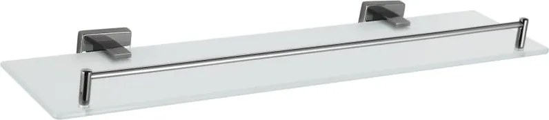 Mexen Arno, nástenná sklenená polica, čierny chróm, 7020737-73