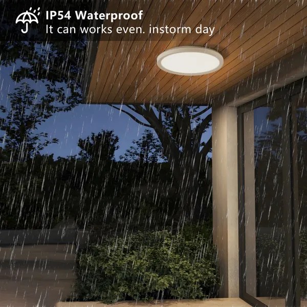 Brilagi - LED Kúpeľňové svietidlo ULTRA SLIM LED/12W/230V pr. 22,5 cm biela IP54