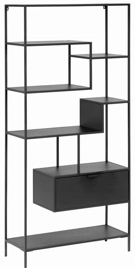 Čierna knižnica Kave Home Shantay