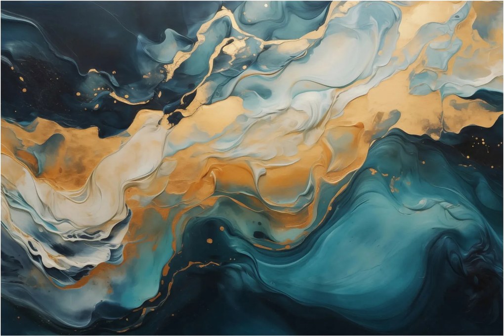Obraz - Abstrakcia (90x60 cm)