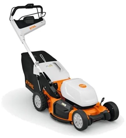 STIHL RMA 756.0 V – AKU kosačka s pojazdom 3,1 kW, záber 54 cm, kôš 80 l