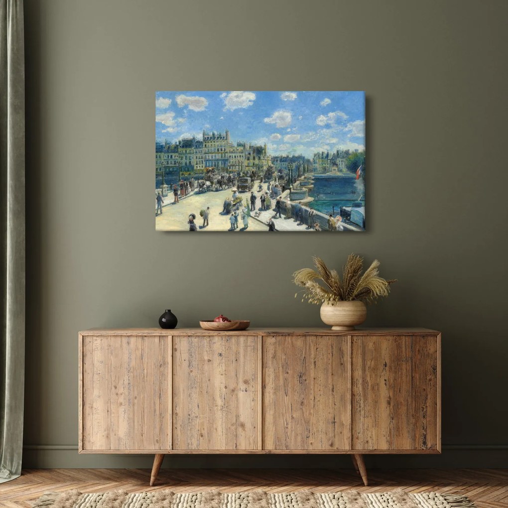 Obraz - Auguste Renoir, Pont Neuf, Paris, reprodukcia (90x60 cm)