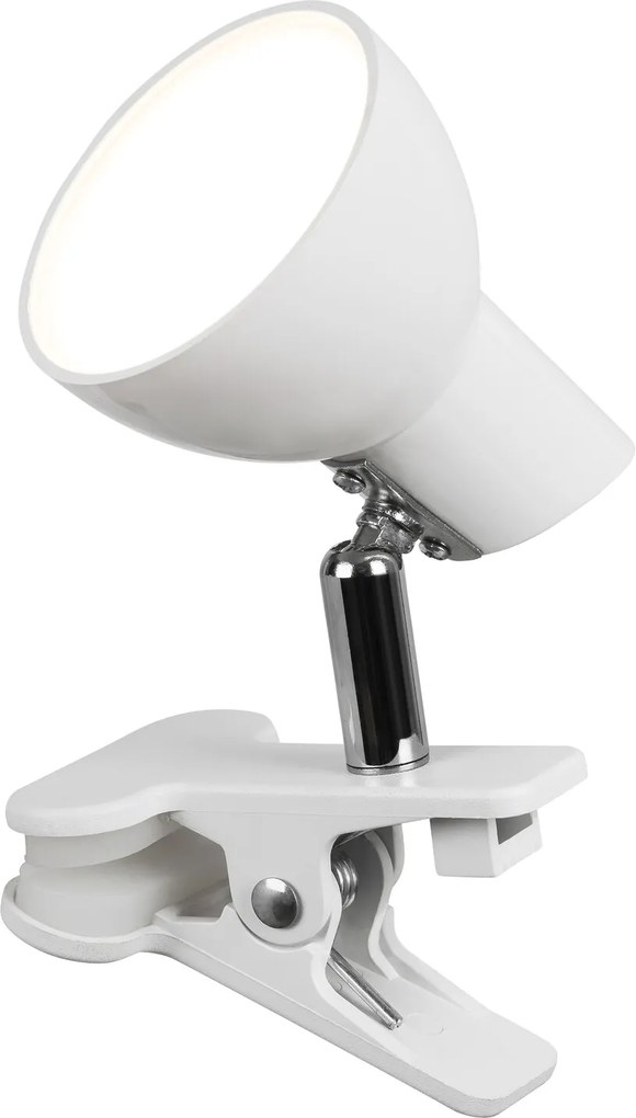 Rabalux NOAH LED lampička s klipom 5W | 360lm | 3000K - biela