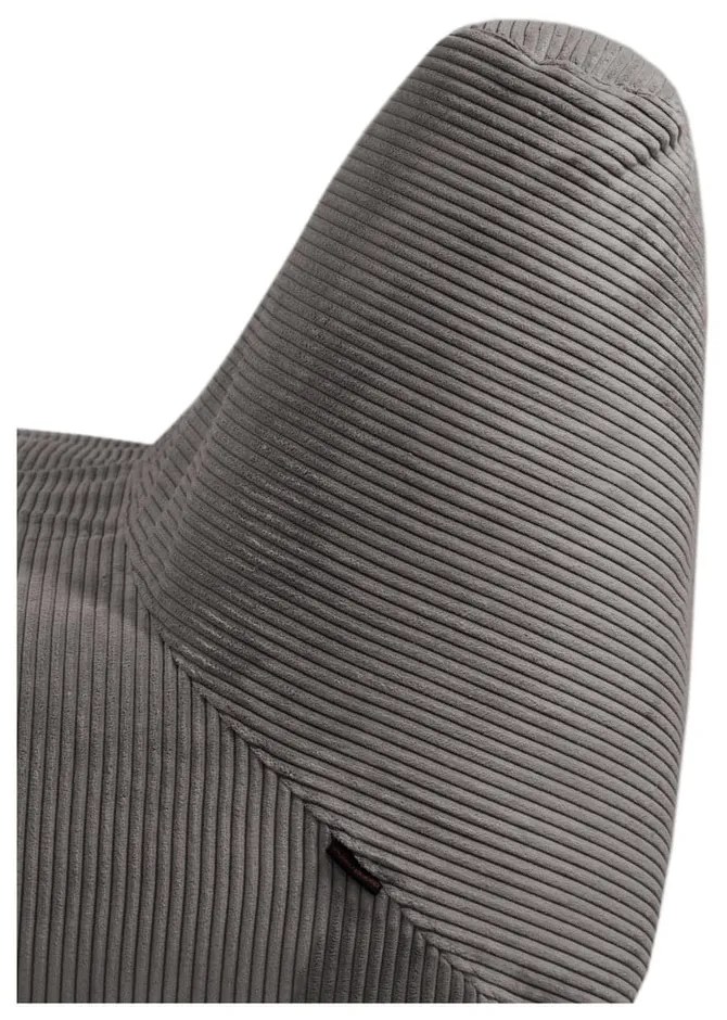 Hnedý menčestrový sedací vak Sofa Tube – SLOWDOWN