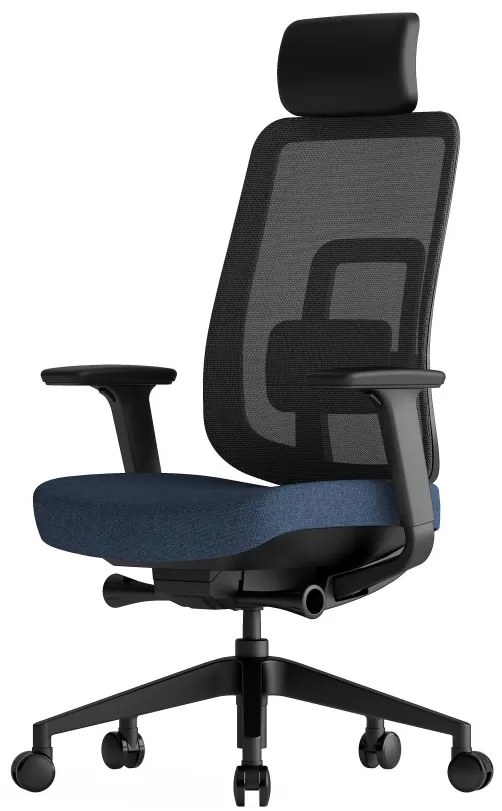 Kancelárska ergonomická stolička K42 — sieť, látka, čierna / viac farieb Zelená