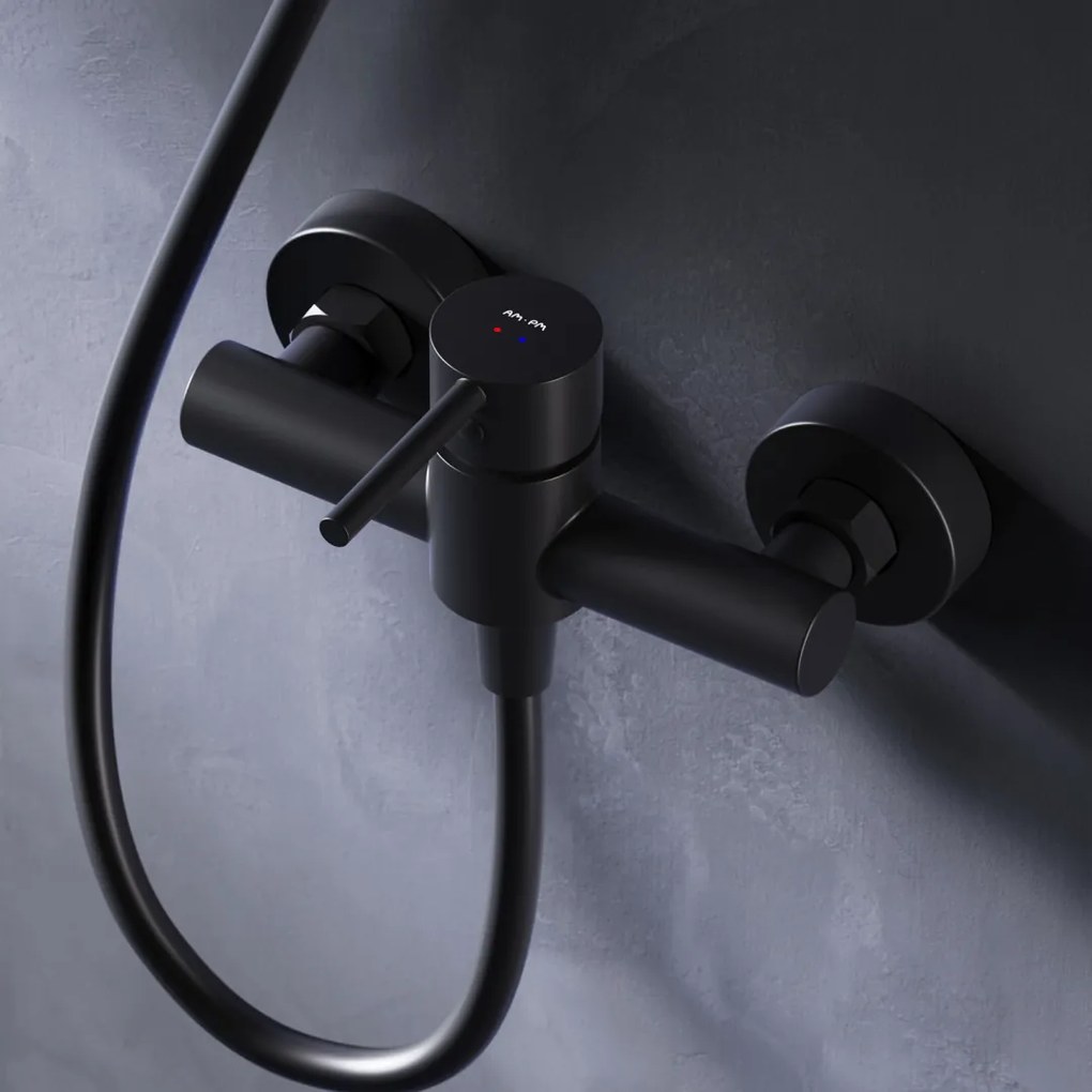 Sprchová batéria AM.PM Spike FPA20022 jednopáková, čierna