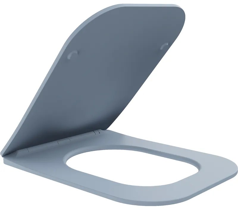 Mexen Teo, toaletné WC sedadlo s pomalým zatváraním, duroplast, šedá-modrá matná, 39840069