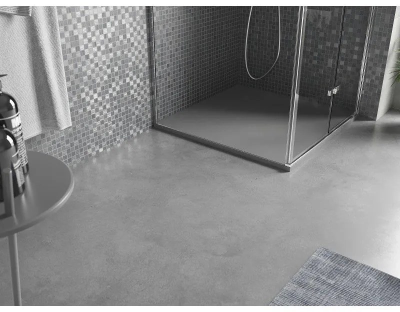 Mexen Bert, SMC štvorcová sprchová vanička 90 x 90 cm, šedá, 4K619090